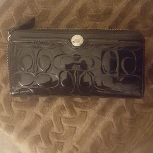 Authentic Coach Patent Leather Wallet